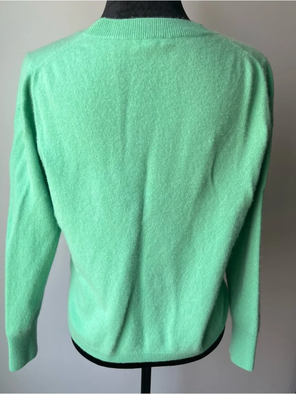 J. Crew Mint Green Cashmere Crewneck Sweater - XL - Picture 4 of 7
